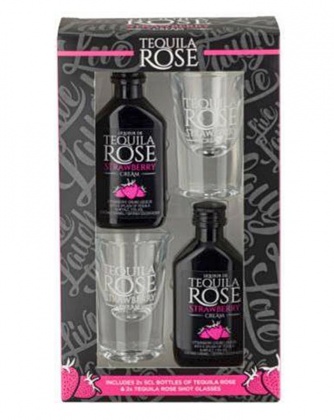 Tequila Rose 5cl + Shot Glass Gift Set